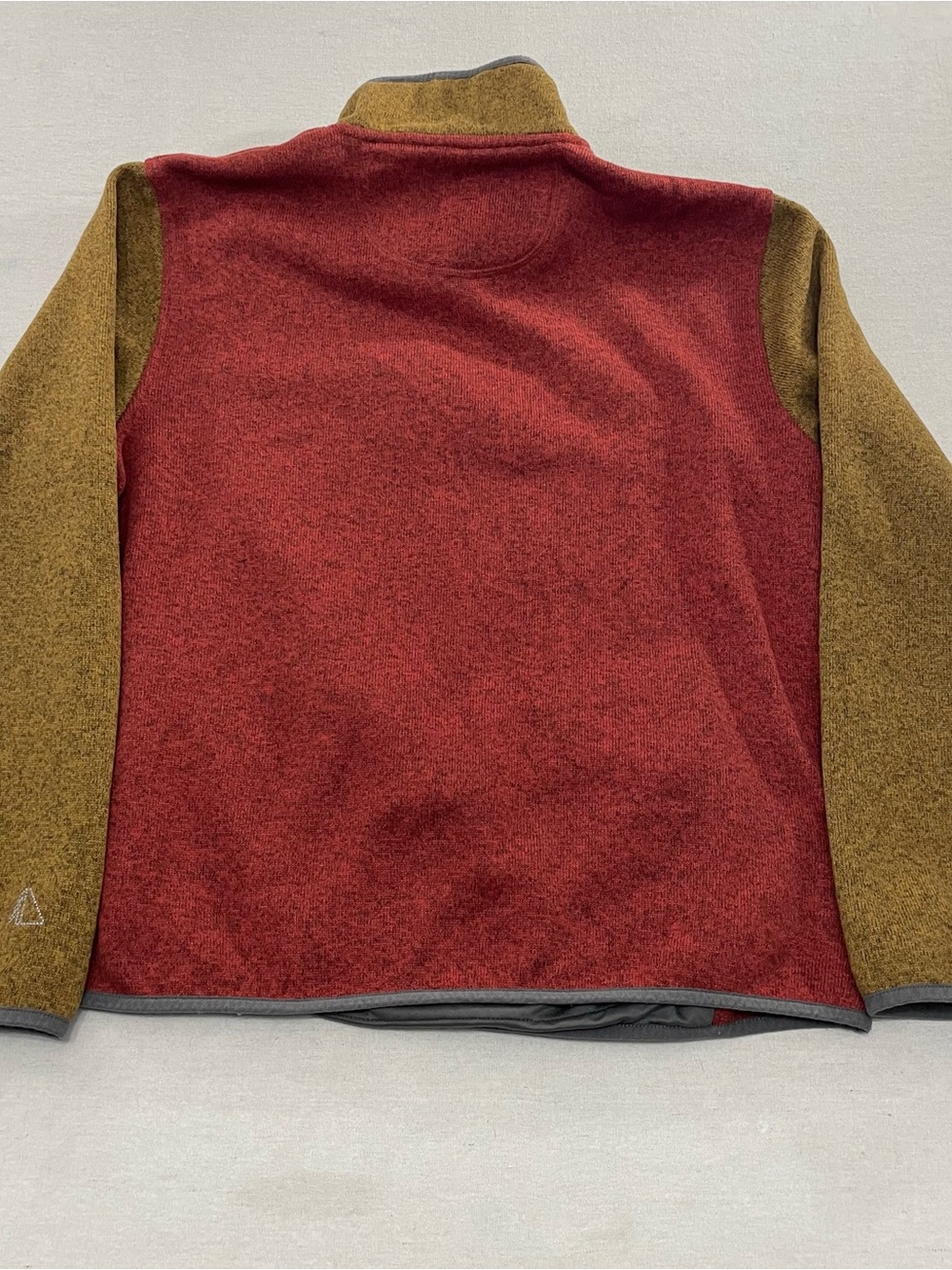 LL Bean Slightly Fitted 1/4 Snap Pullover Large Reg Mock Neck Sweater 501546 - Picture 6 of 9